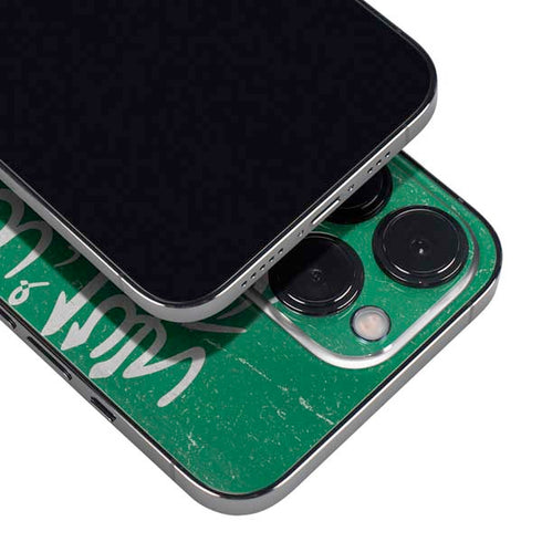 Saudi Arabia Flag Distressed iPhone 14 Pro Skin